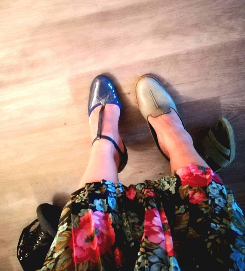 deux chaussures differentes au pied je m'voyais déjà