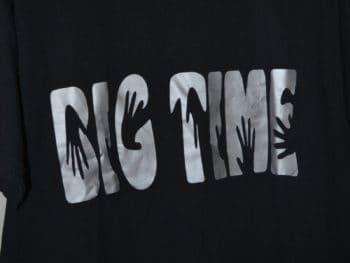 tee shirt noir inscription big time