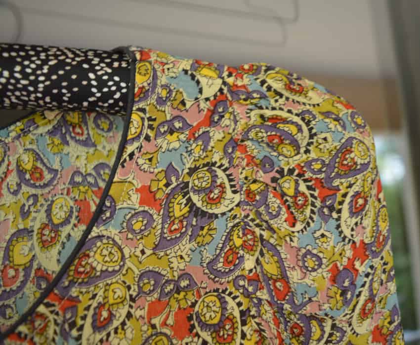 robe detail imprimé fleurs